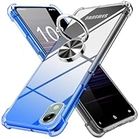 Amazon.co.jp: Galaxy A23 5G ケース リング付き クリア 薄型